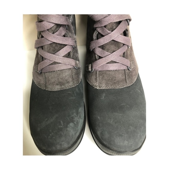 The North Face Zophia Lace Up Tall Boots Sz 8 Insulated Nubuck Waterproof - Picture 10 of 14